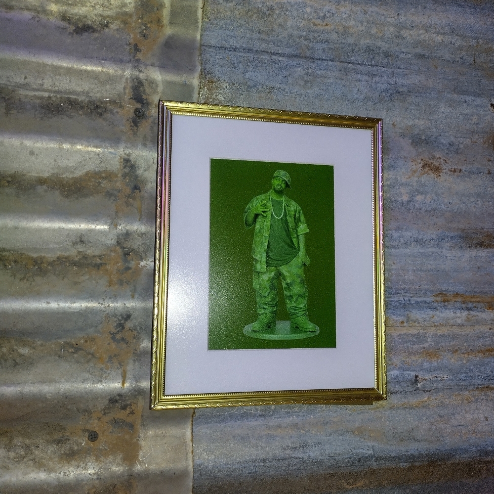 JR Writer Dipset Diplomats Plastic Army Man Framed Art Print By Neon Nicho